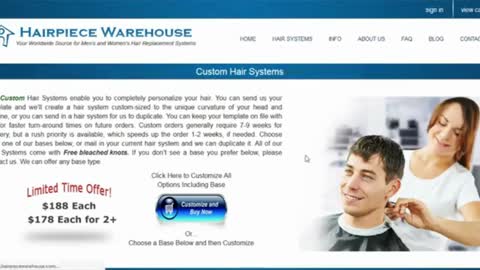 Looking for Mens Hair Pieces in USA - HAIRPIECE WAREHOUSE