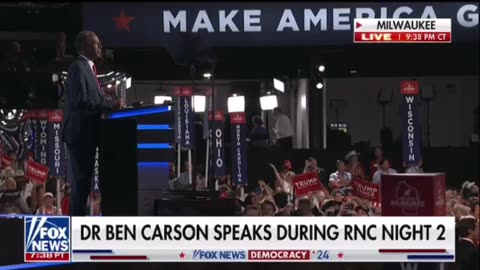 Ben Carson at the RNC 2024