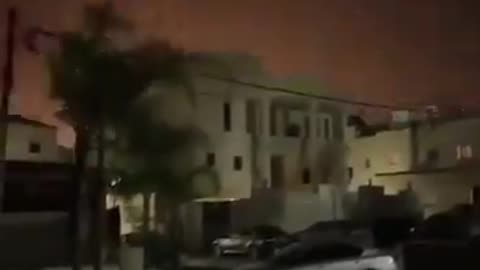 Another footage showing Iranian missiles successfully hitting Israeli targets