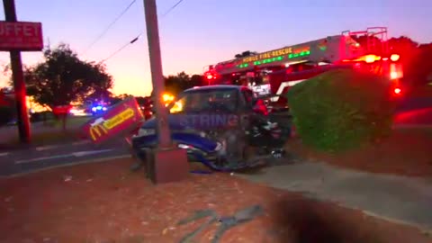 Cars Crash Into Mcdonalds With Woman Trapped in Mobile, AL