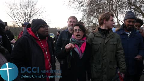 Muslim refuses to read the word of Allah | Speakers Corner.