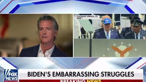 Sean Hannity plays tape of Biden's blunders for Gavin Newsom