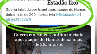 MÍDIA LIXOS ESTADÃO E FOLHA PREGA O TERRORISMO DEFENDEM TERRORISTAS E INVERTE O ATAQUES.