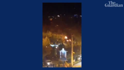 Iran protests: footage appears to show late ayatollah's ancestral house on fire