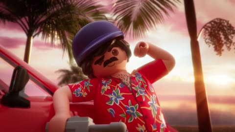 Magnum P.I. Playmobil trailer