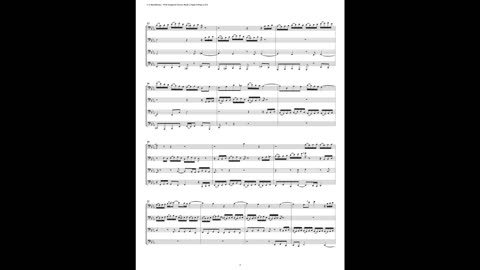 J.S. Bach - Well-Tempered Clavier: Part 1 - Fugue 09 (Euphonium-Tuba Quartet)
