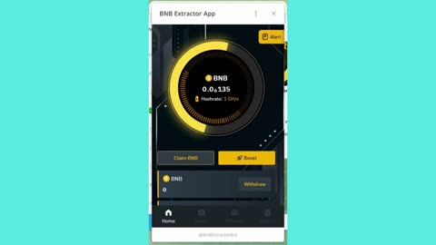 new mining / telegram mini app earn bnb free