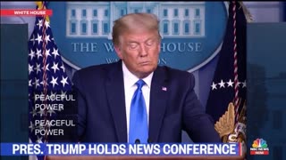 Trump Asked if there will be a peaceful Transfer of Power