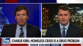 Charlie Kirk tells Tucker Carlson about surging homelessness in Phoenix, AZ