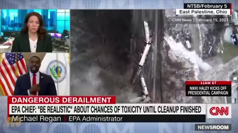 EPA Chief: We'll Clean Up & Do Testing When Conditions On The Ground Become Safe In East Palestine