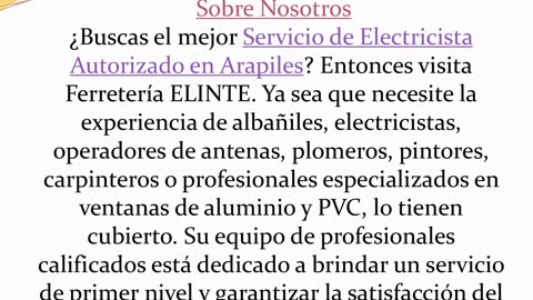 Consigue el mejor Servicio de Electricista Autorizado en Arapiles