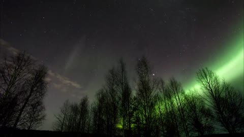 Northern lights in Santa Claus' hometown Rovaniemi Lapland Finland_ aurora borealis travel video