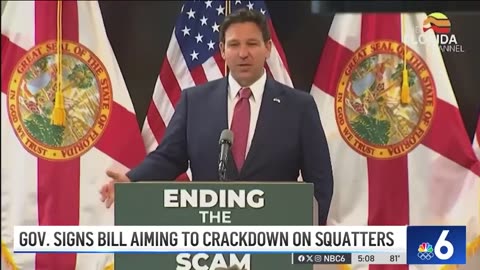 Gov. DeSantis signs law that allows squatters to be immediately evicted,