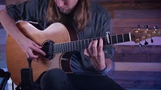 Playing the impossible on guitar.