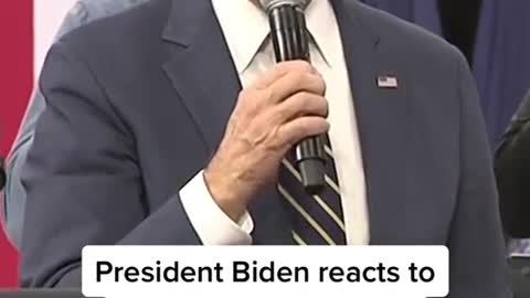 President Biden reacts to USMNT win over Iran in the World CupUSA!