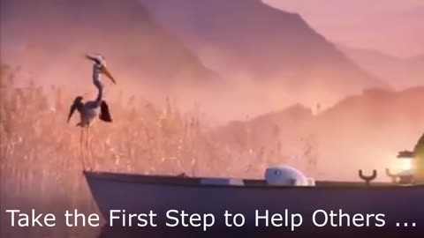 "Begin by taking the first step towards helping others."- Motivational Speech