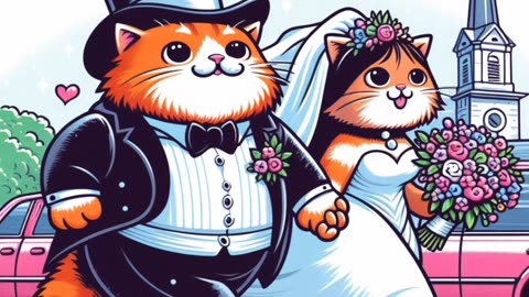 Cats are marrid