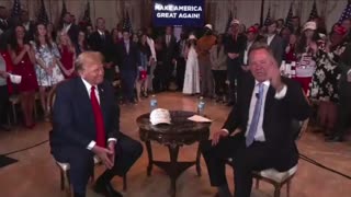 President Donald J Trump live at Mar-a-Lago- full interview