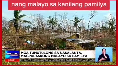 LIPINASMga tumutulong sa nasalanta, sasalubungin ang Pasko nang malayo sa kanilang pamilya