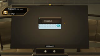 Deus Ex Human Revolution - FEMA Camp wks4145 Computer Password