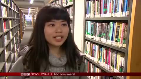 Swahili students interviewed on BBC Swahili to celebrate world mother tongue Day.