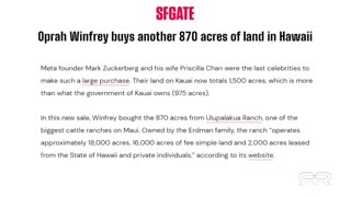 Maui Wildfires and the Theft of Sacred Hawaiian Land (They didn't vote for Dems, Elections are rigged)