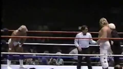 WWF Madison Square Garden MSG 09-22-1984 brutus beefcake vs sal balomo hulk hogan vs big john studd