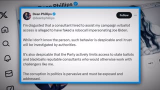 Person who made fake Biden robocall saying not to vote in NH primary worked for Dean Phillips (D)