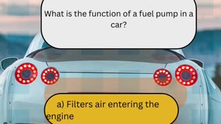 Basic Car Repair Knowledge Question 13