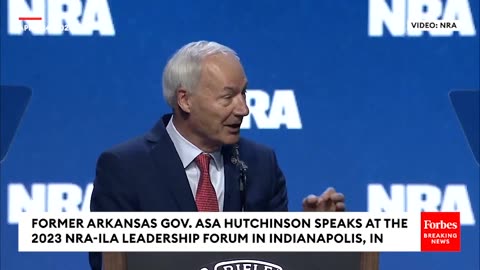 'America Needs To Be Strong'- Asa Hutchinson Unloads On President Biden In Fiery Remarks To The NRA