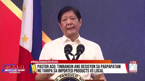 Pastor ACQ: Timbangin ang desisyon sa pagpapataw ng taripa sa imported products vs local