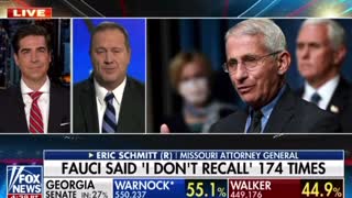 Eric Schmitt: Fauci said “I don’t recall” 174 Times