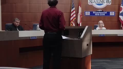 August 19, 2021 Scott Taylor speaks to the Miamisburg School Board