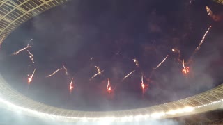 Fireworks at Cape Town 7's