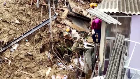 Landslide and flood kills 38 people in Brazil