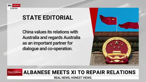 Beijing expresses intentions to repair relationship with Australia