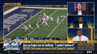 UNDISPUTED Skip Bayless reacts Jerry Jones on Eagles loss to Cardinals I couldn't believe it