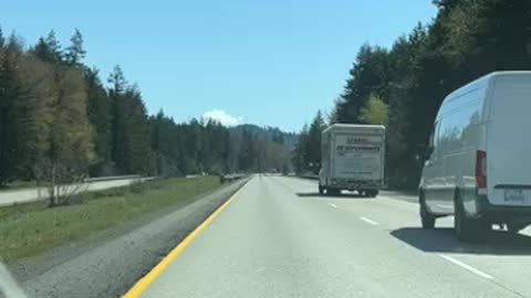 Live - The Peoples Convoy - Pulling into Ellensburg Wa.