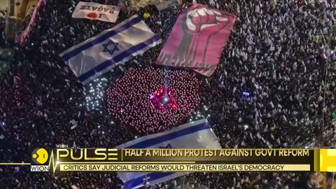 Israel: Massive Crowds Swarm Tel Aviv as Over 200,000 People Rally in the Streets | World News
