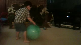 Learning to dribble a ball