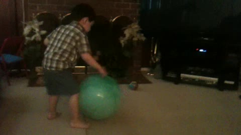 Learning to dribble a ball