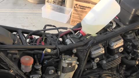 1984 Honda V65 Sabre Engine Idle Testing