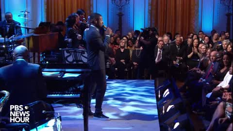 Watch President Obama speak -- and sing -- at White House tribute to Ray Charles