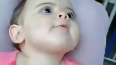 Funny Baby Spiking Papa#Short #Funny Videos 😂