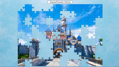 Sleeping Beauty Castle Jigsaw Puzzle Online