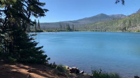 Central Oregon - Mount Jefferson Wilderness - Stunning, Beautiful Wasco Lake - 4K