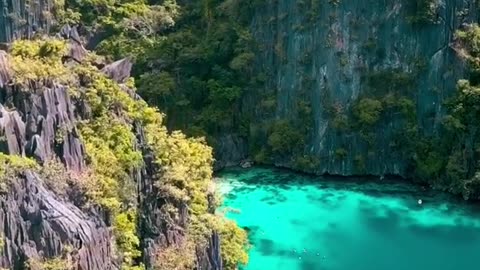 The Twin Lagoons In Coron Palawan, Philippines