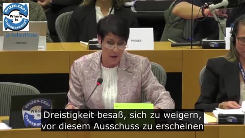 MEP Christine Anderson Blasts EU Commission on Pfizer CEO & Contracts 10.10.2022