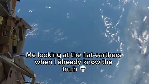 #flatearther #space #spacewalk #astronaut #iss