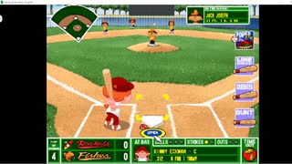 MORE EXTRA INNINGS!!! Backyard Baseball Red Rockets Game 4 vs the Crazy Fishes!!!
